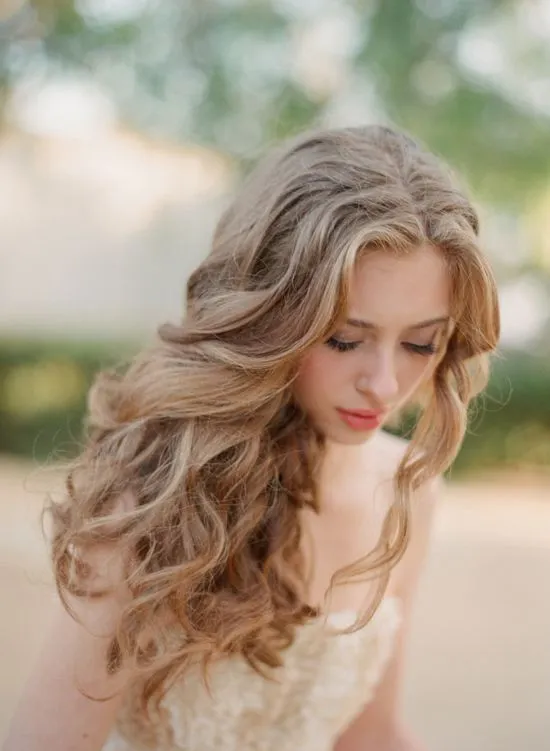 Wedding Hairstyles Romantic Waves Beach Wedding Tips